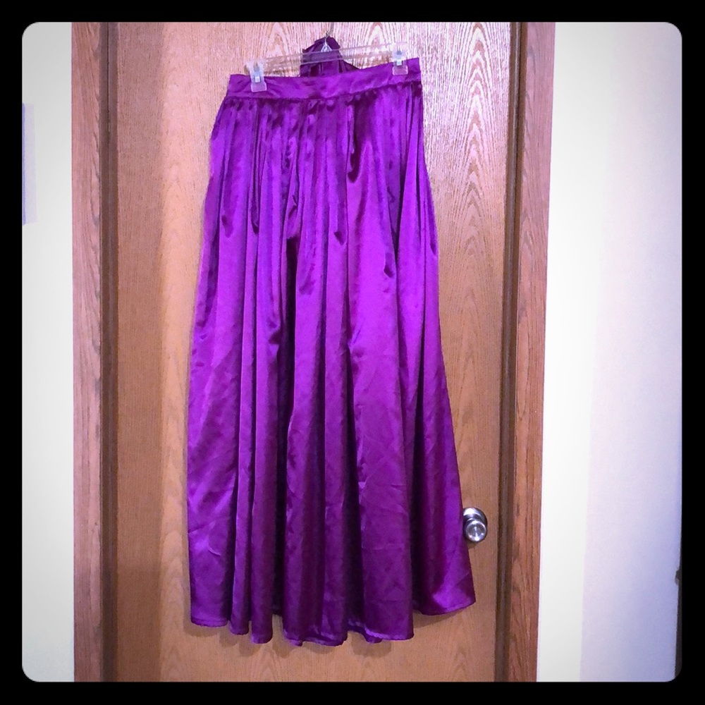Purple skirt custom